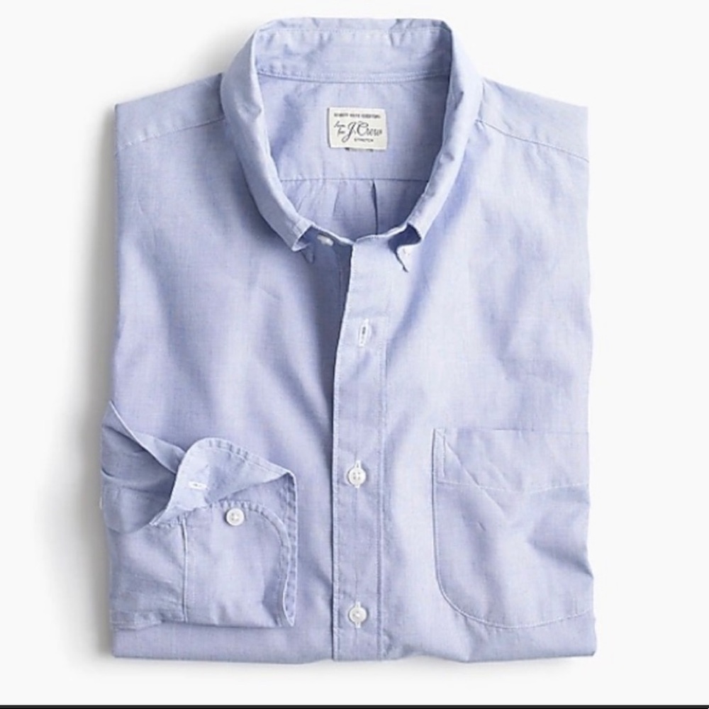 🆕 J. Crew Shirt in end-on-end cotton poplin | Sz. XXL